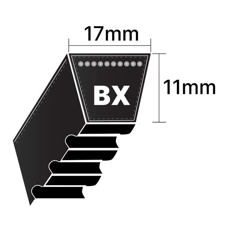 Major Brand BX113 BX-Section Cogged V-Belt - Allow 2-3 Days