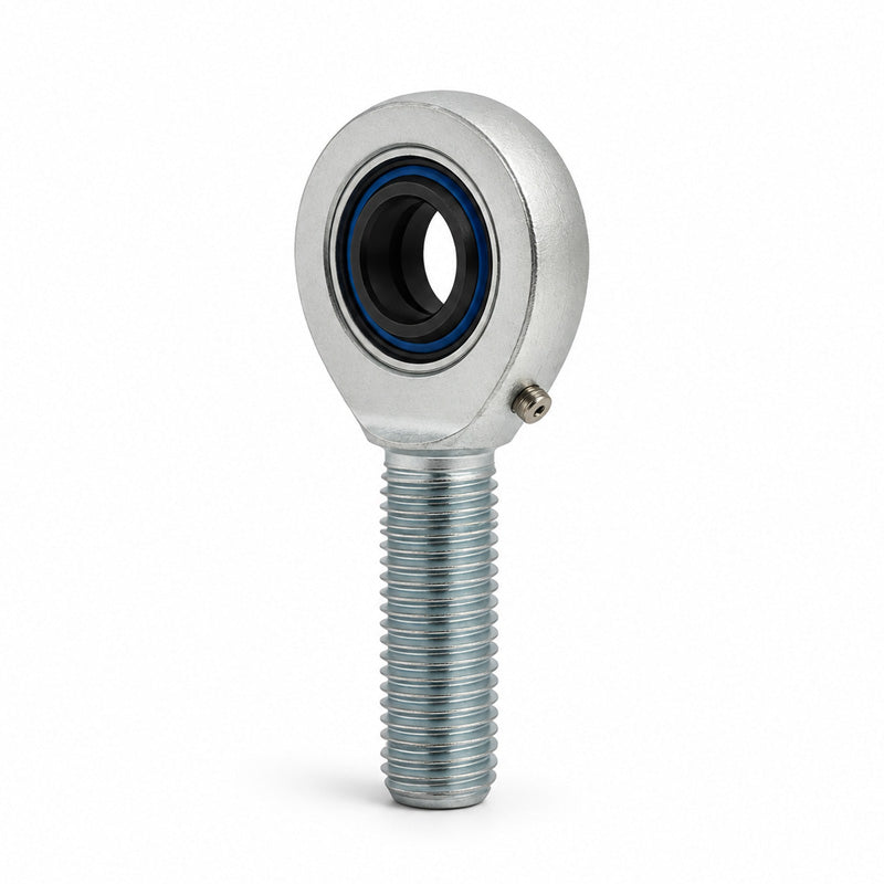 Durbal DSAL12E Maintenance Required Left Hand Metric Steel Male Rod End M12 Thread