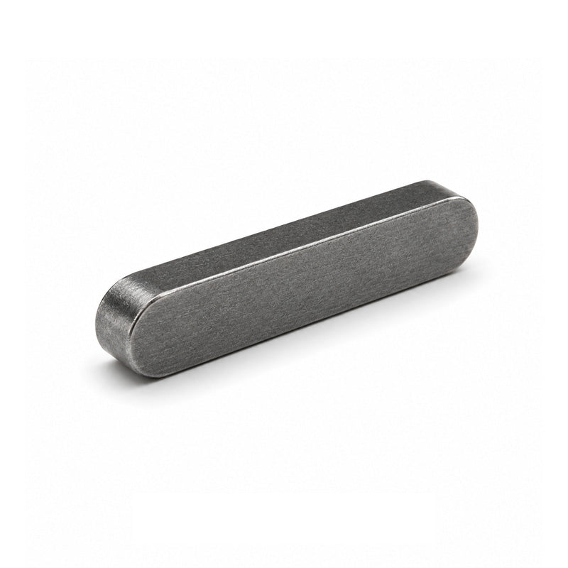 Imperial Carbon Steel DIN6885 Feather Key with 2 Rounded Ends 1/2x1/2x2 inch - Allow 2-3 Days
