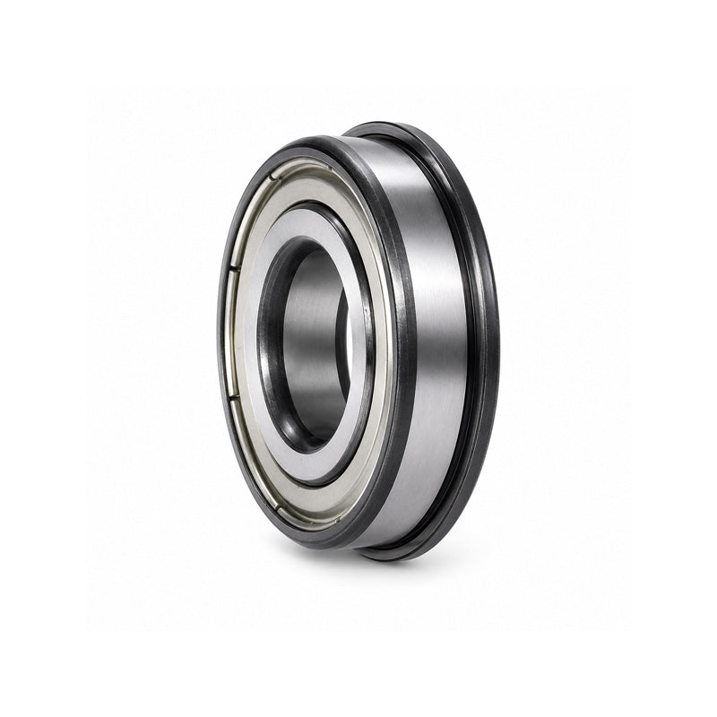 SMF72ZZ Budget Metal Shielded Stainless Steel Flanged Deep Groove Ball Bearing 2x7x3mm