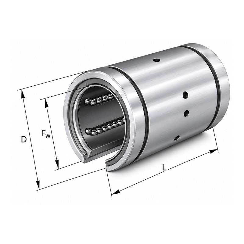 INA KNO16 Linear Ball Bearing 16x26x36mm - Allow 1-2 Days - Contact Us For Faster Delivery