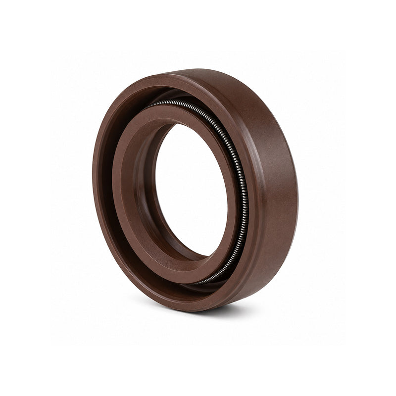 NAK 2.687x3.75x0.5 inch FKM Rubber Additional Lining Double Lip Rotary Shaft Oil Seal with Garter Spring TF - Allow 7-10 Days