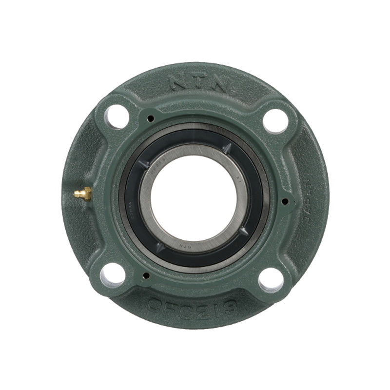 NTN UCFCX14-210D1 Imperial Four Bolt Cast Iron Round Flanged Housing with 2-5/8 inch Insert - Allow 2-3 Days