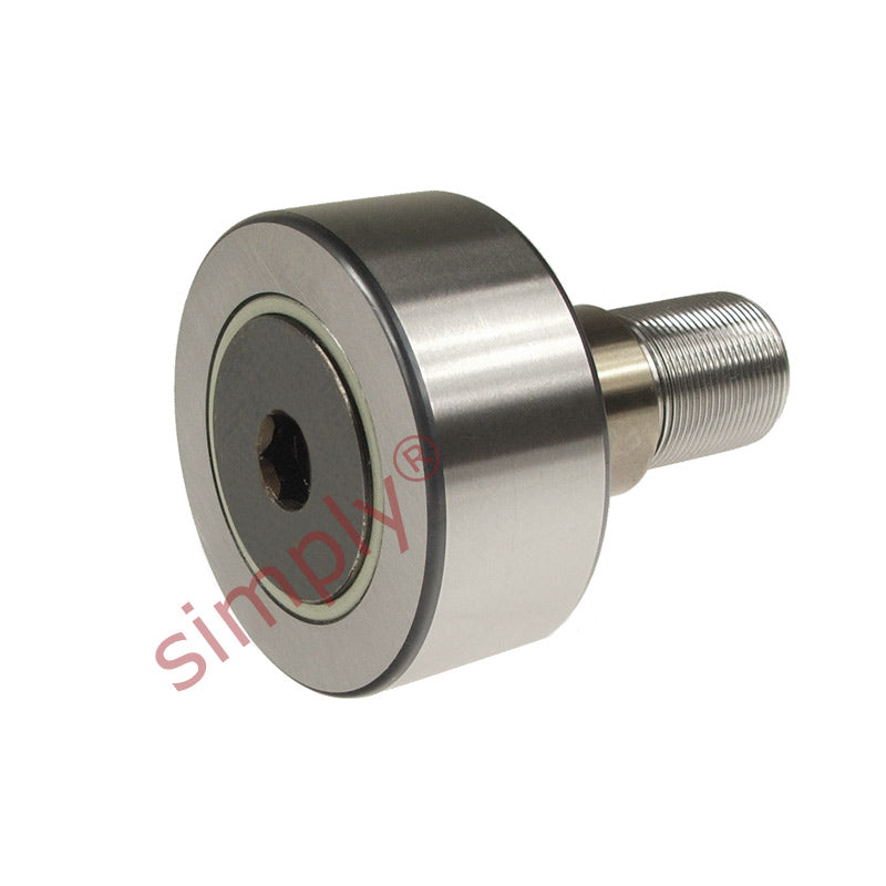 IKO PWKRE622RS Crowned Cam Follower with Eccentric Stud 62x28x28 M24x1.5 Thread - Allow 2-3 Days
