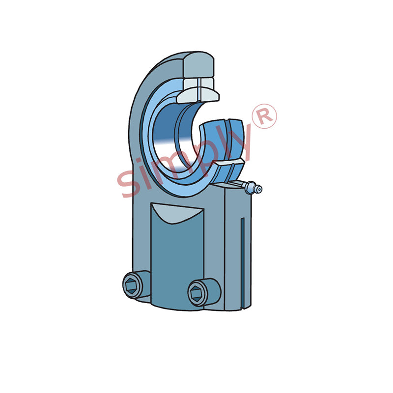 SKF SILJ16ES Left Hand Steel / Steel Clamp Type Female Rod End M12x1.25 Thread