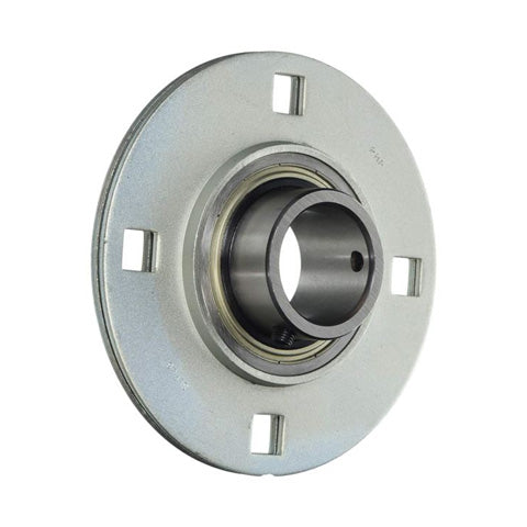 RHP SLFE1-11/16 4 Bolt Round Pressed Steel Bearing Housing and 1-11/16 inch Bore Insert