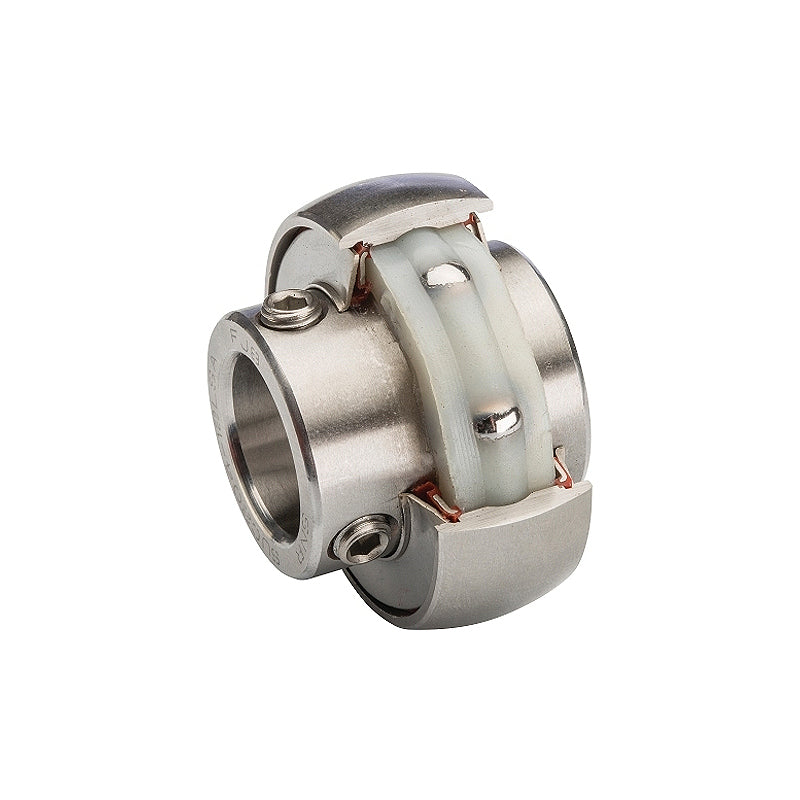 SNR SUC206-19FG1 Imperial Stainless Full Width Spherical Outer Food Safe Bearing Insert 1-3/16 inch Bore 62mm Outside Diameter - Allow 2-3 Days
