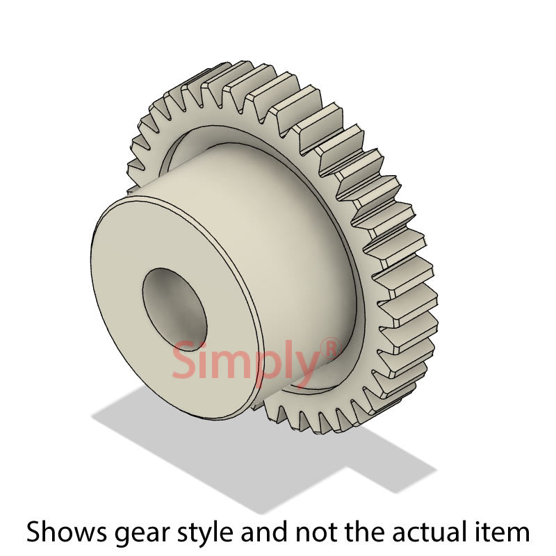DS08/36B-6 Metric DELRIN 500 Moulded Spur Gear 36 Tooth 0.8 Mod Bored 6mm