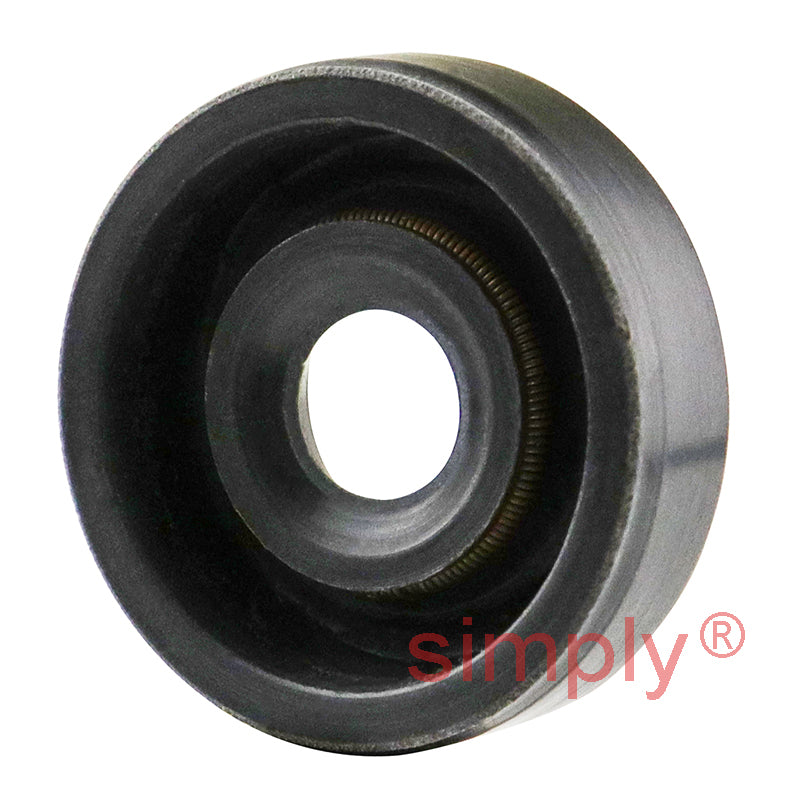 0.25x0.75x0.25 inch Nitrile Rubber Single Lip Rotary Shaft Oil Seal with Garter Spring R21 / SC