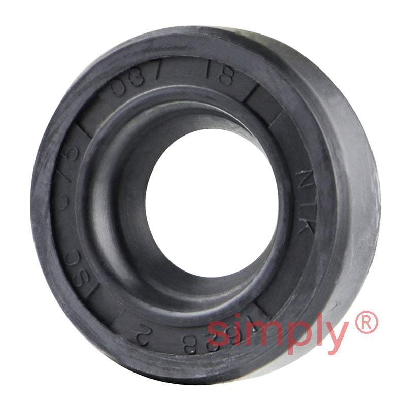 0.37x0.75x0.18 inch Nitrile Rubber Single Lip Rotary Shaft Oil Seal R21 / SC Style