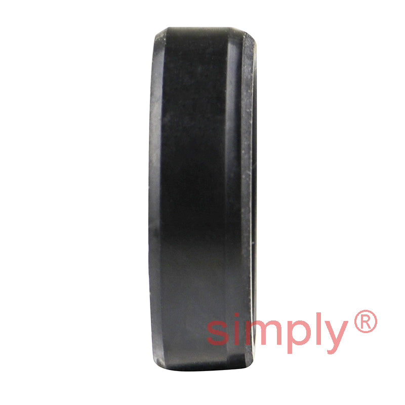 0.37x0.87x0.25TC4SS inch Imperial Fork and Damper Nitrile Rubber Oil Seal with Extra Internal Sealing Profile and Raised Outer Sealing Band on Outside Diameter