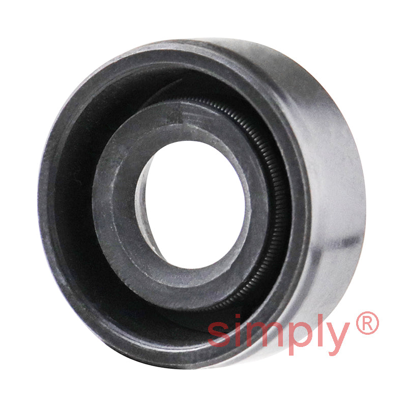 0.37x0.87x0.31 inch Nitrile Rubber Single Lip Rotary Shaft Oil Seal with Garter Spring R21 / SC