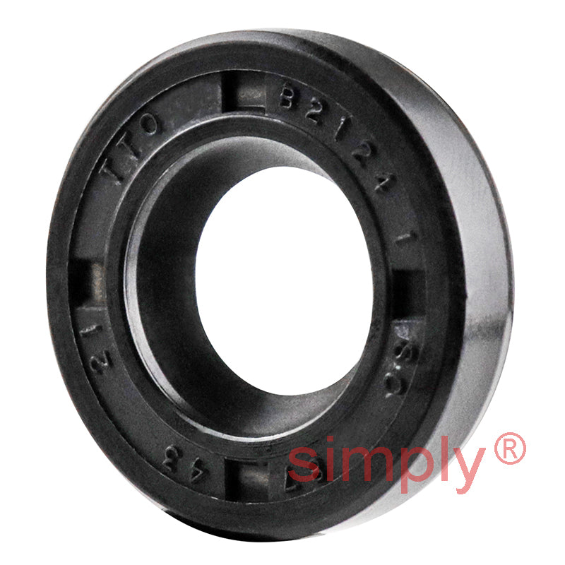 0.43x0.87x0.21 inch Nitrile Rubber Single Lip Rotary Shaft Oil Seal R21 / SC