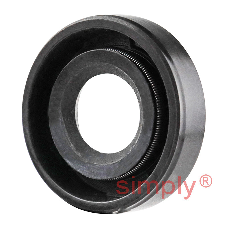 0.43x0.93x0.25 inch Nitrile Rubber Single Lip Rotary Shaft Oil Seal with Garter Spring R21 / SC