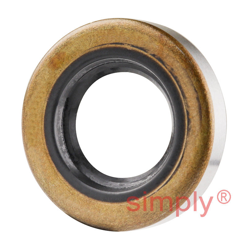 0.56x1.06x0.18 inch Metal Cased Nitrile Rubber Rotary Shaft Oil Seal SB Style