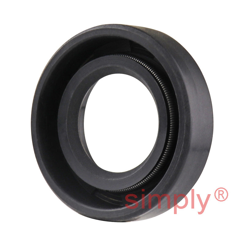 0.56x1x0.25 inch Nitrile Rubber Single Lip Rotary Shaft Oil Seal with Garter Spring R21 / SC