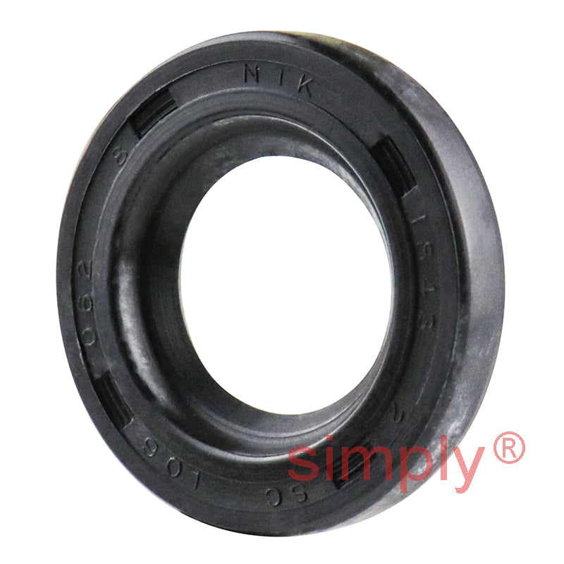 0.62x1.06x0.18 inch Nitrile Rubber Single Lip Rotary Shaft Oil Seal R21 / SC