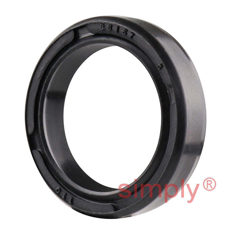 0.75x1x0.25 inch Nitrile Rubber Double Lip Rotary Shaft Oil Seal with Garter Spring R23 / TC Style