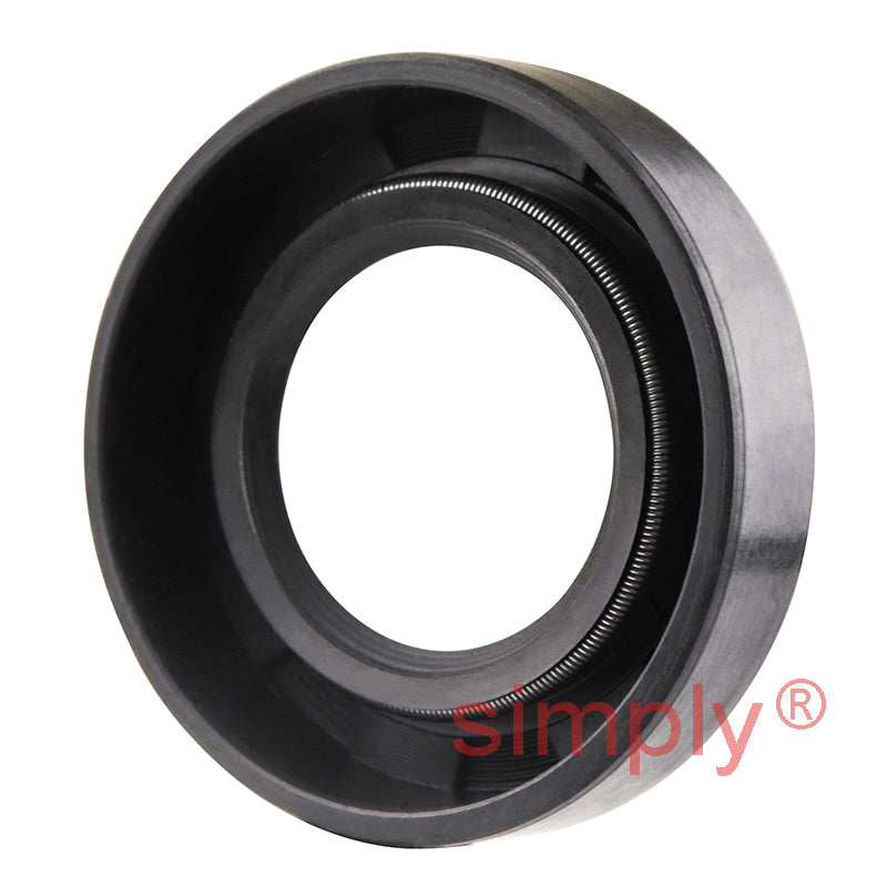 0.87x1.56x0.37 inch Nitrile Rubber Single Lip Rotary Shaft Oil Seal with Garter Spring R21 / SC