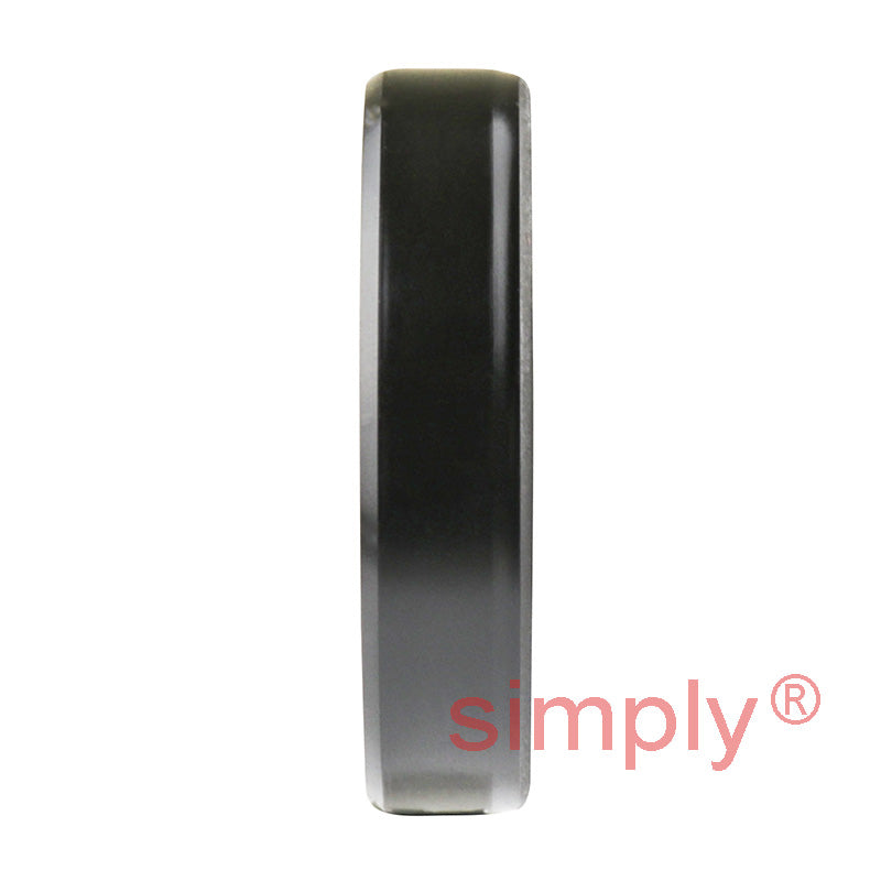 0.87x1.68x0.37 inch Nitrile Rubber Double Lip Rotary Shaft Oil Seal with Garter Spring R23 / TC Style