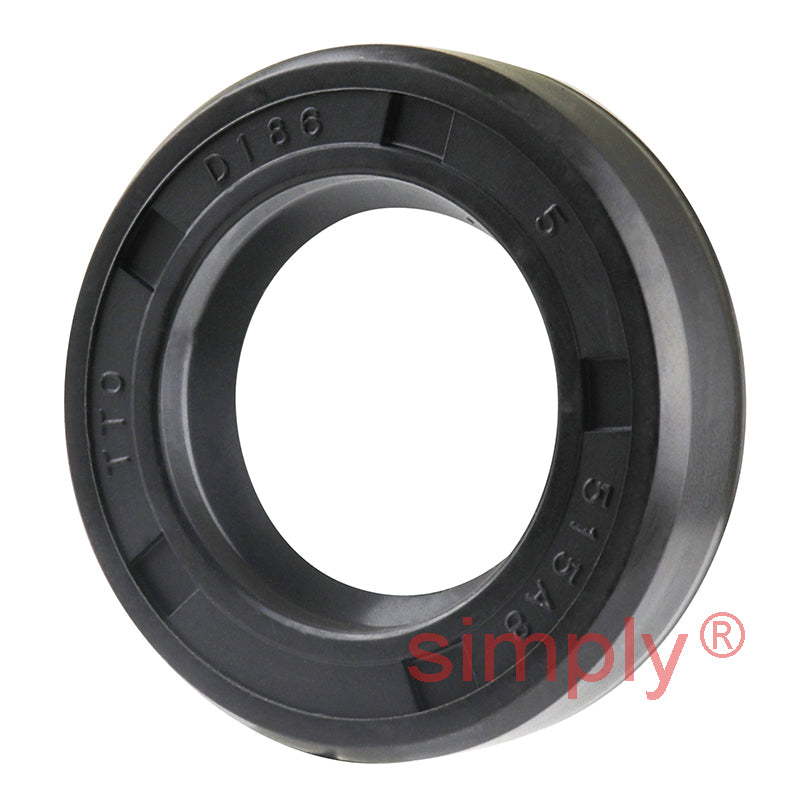 0.93x1.62x0.41 inch Nitrile Rubber Single Lip Rotary Shaft Oil Seal with Garter Spring R21 / SC