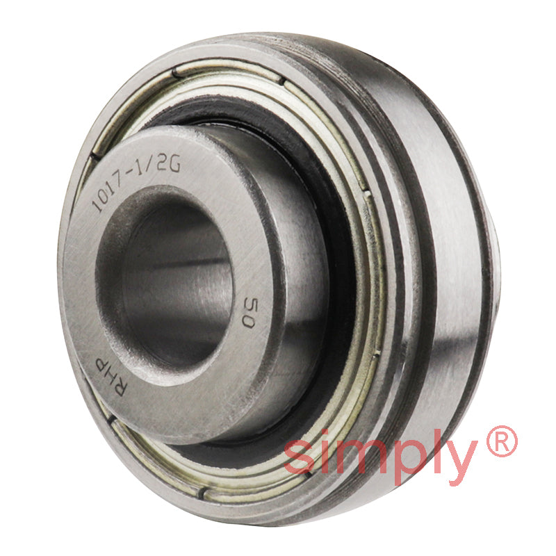 RHP 1017-1/2G Spherical Outer Full Width Bearing Insert 1/2 inch Bore 40mm Outside Diameter