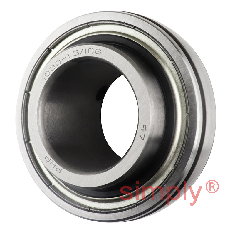 RHP 1030-1-3/16G Spherical Outer Full Width Bearing Insert 1-3/16 inch Bore 62mm Outside Diameter