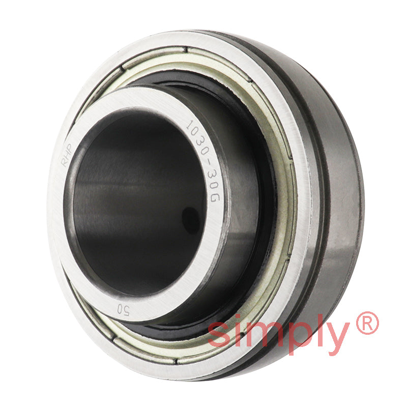 RHP 1030-30G Spherical Outer Full Width Bearing Insert 30mm Bore 62mm Outside Diameter