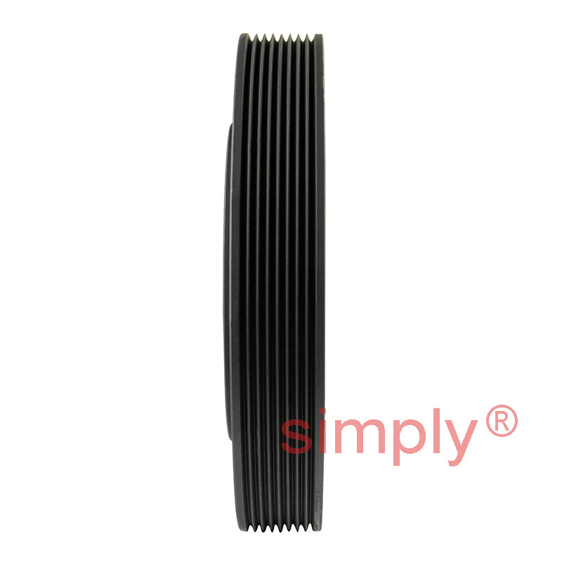 140J08 Tapered Bore Polyvee Belt Pulley 140mm Pitch Diameter 8 Grooves