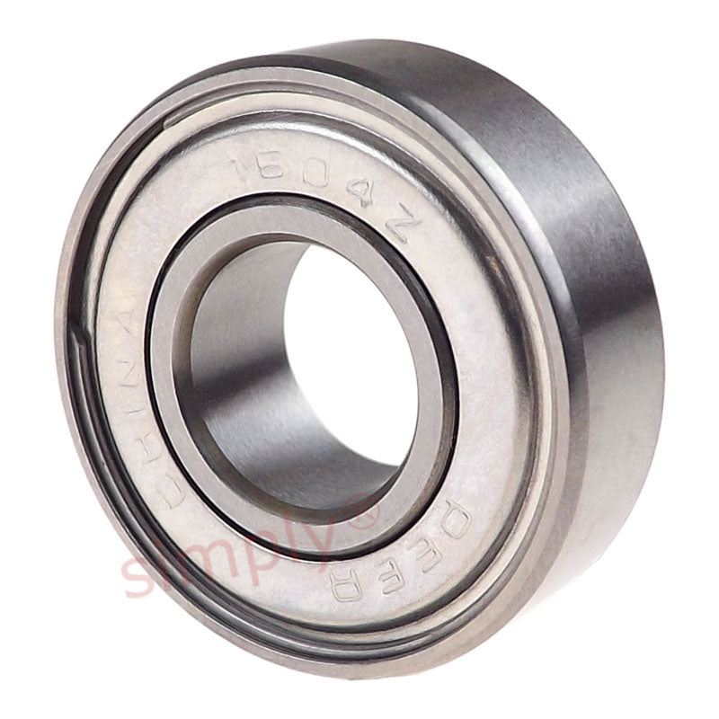 Major Branded 1604ZZ Metal Shielded Deep Groove Ball Bearing 0.375x0.875x0.28125 inch