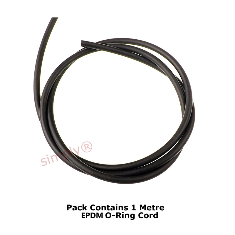1.5mm Section EPDM 70 Shore O-Ring Cord - Per Metre