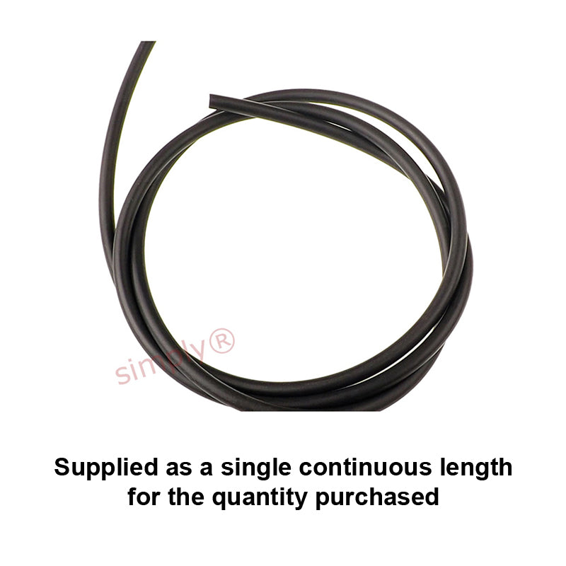 3mm Section FKM 75 Shore O-Ring Cord - Per Metre