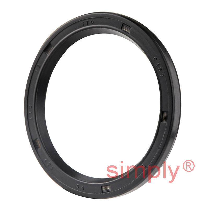 1.12x1.37x0.12 inch Nitrile Rubber Single Lip Rotary Shaft Oil Seal VC Style