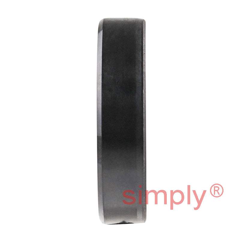 1.12x1.62x0.37 inch Nitrile Rubber Single Lip Rotary Shaft Oil Seal with Garter Spring R21 / SC