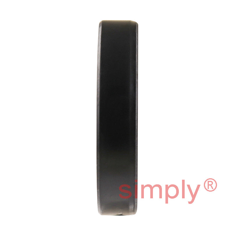 1.12x1.87x0.37 inch Nitrile Rubber Single Lip Rotary Shaft Oil Seal with Garter Spring R21 / SC