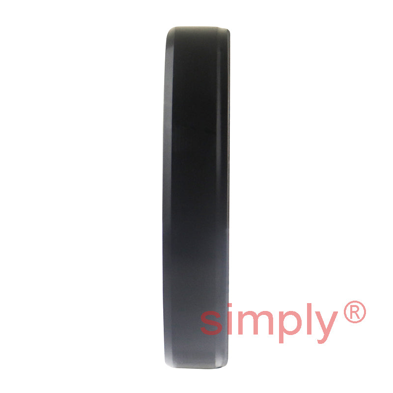 1.12x2.06x0.37 inch Nitrile Rubber Single Lip Rotary Shaft Oil Seal with Garter Spring R21 / SC Style