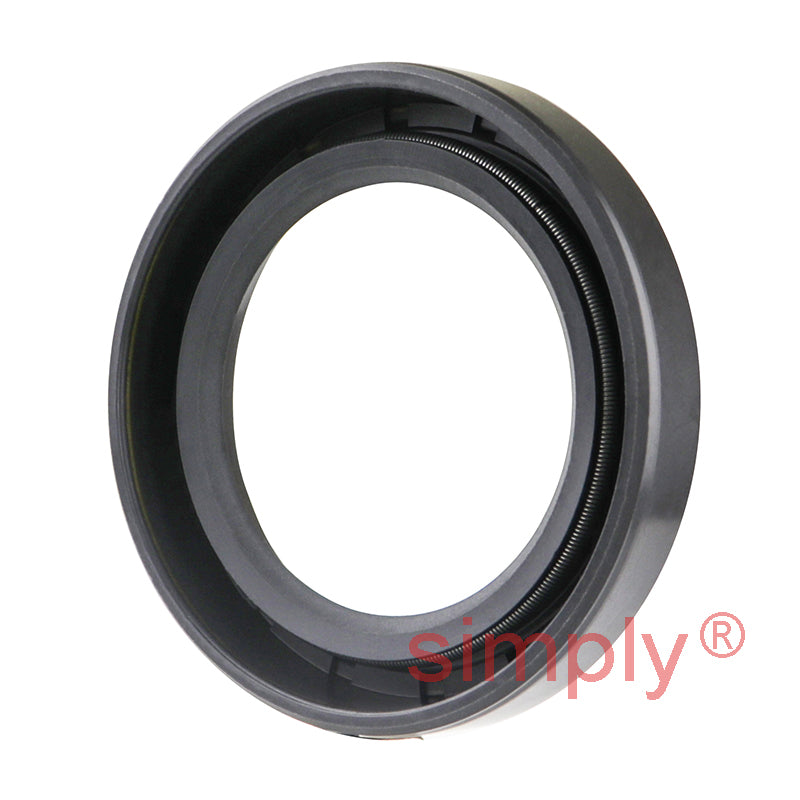 1.25x1.87x0.37 inch Nitrile Rubber Single Lip Rotary Shaft Oil Seal with Garter Spring R21 / SC