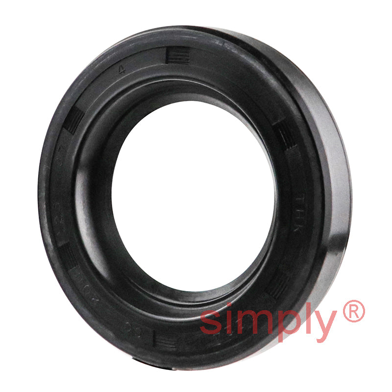 1.25x2.06x0.37 inch Nitrile Rubber Single Lip Rotary Shaft Oil Seal with Garter Spring R21 / SC