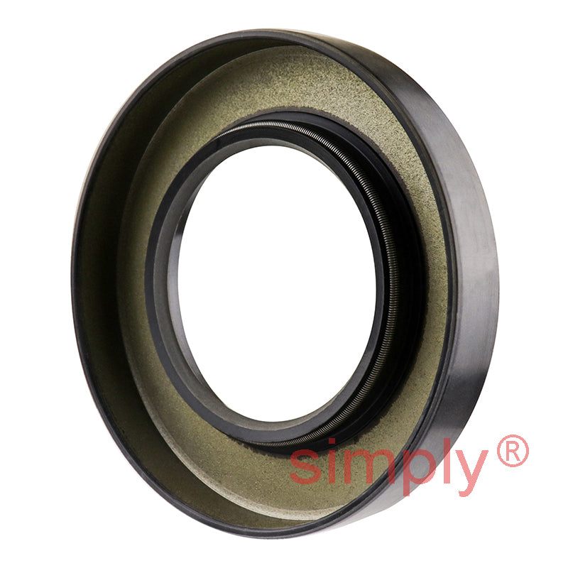 1.25x2.37x0.37 inch Nitrile Rubber Single Lip Rotary Shaft Oil Seal with Garter Spring R21 / SC
