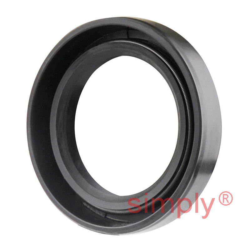 1.31x1.93x0.37 inch Nitrile Rubber Double Lip Rotary Shaft Oil Seal with Garter Spring R23 / TC Style