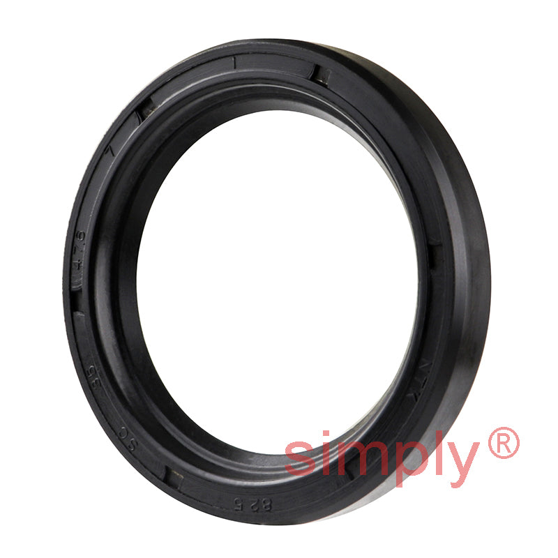 1.37x1.87x0.27 inch Nitrile Rubber Single Lip Rotary Shaft Oil Seal with Garter Spring R21 / SC