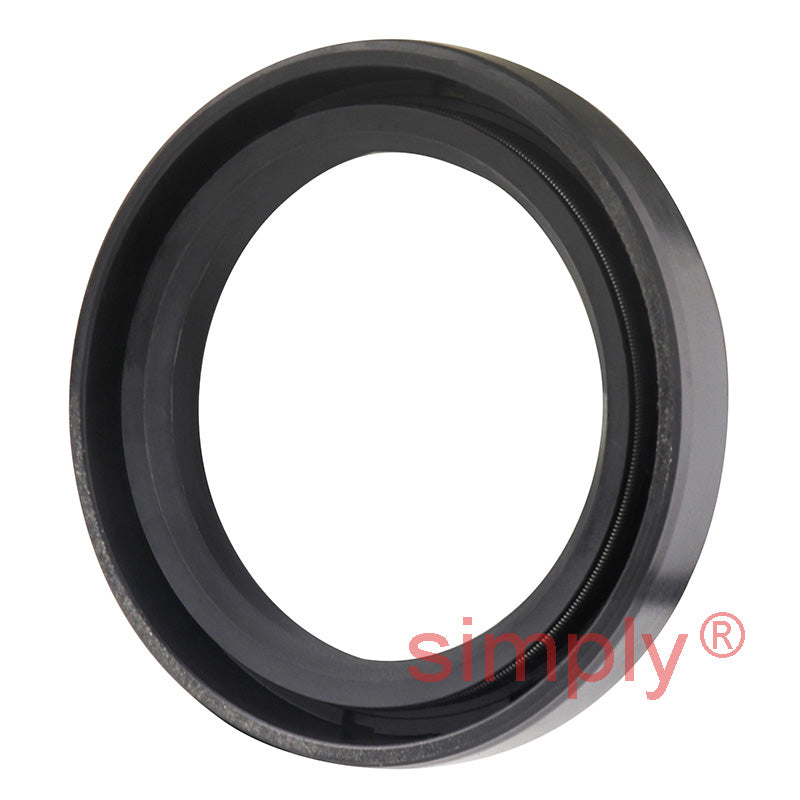 1.37x1.87x0.31 inch Nitrile Rubber Double Lip Rotary Shaft Oil Seal with Garter Spring R23 / TC Style