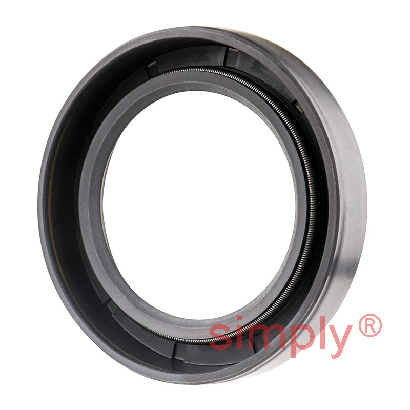 1.37x2.06x0.37 inch Nitrile Rubber Single Lip Rotary Shaft Oil Seal with Garter Spring R21 / SC