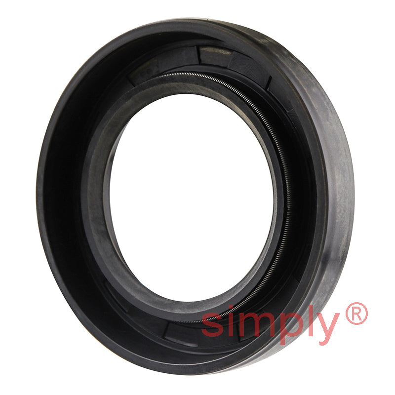 1.37x2.25x0.37 inch Nitrile Rubber Single Lip Rotary Shaft Oil Seal with Garter Spring R21 / SC