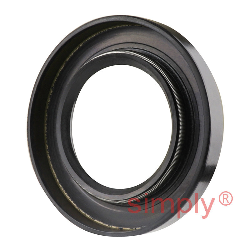 1.56x2.62x0.37 inch Nitrile Rubber Single Lip Rotary Shaft Oil Seal with Garter Spring R21 / SC