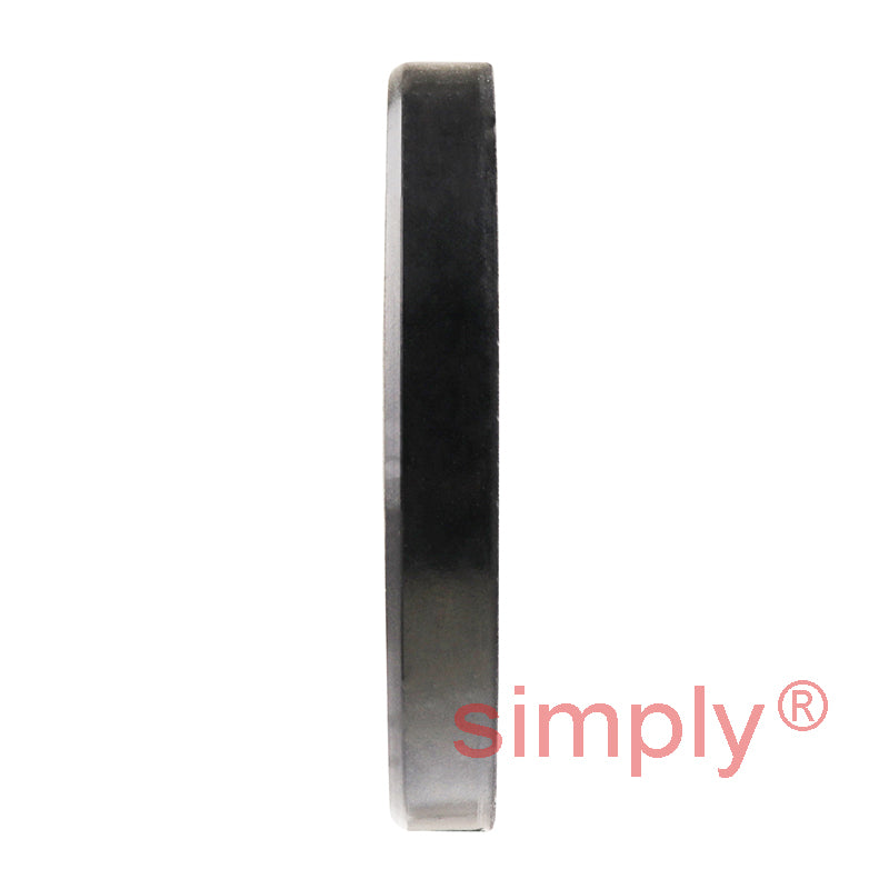 1.56x2.75x0.37 inch Nitrile Rubber Single Lip Rotary Shaft Oil Seal with Garter Spring R21 / SC