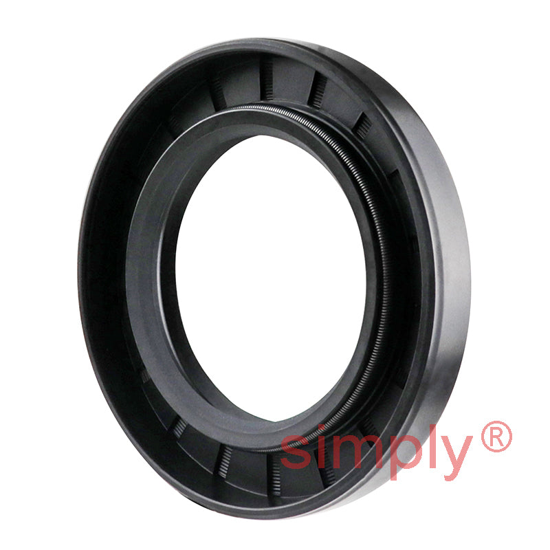 1.62x2.62x0.37 inch Nitrile Rubber Double Lip Rotary Shaft Oil Seal with Garter Spring R23 / TC Style