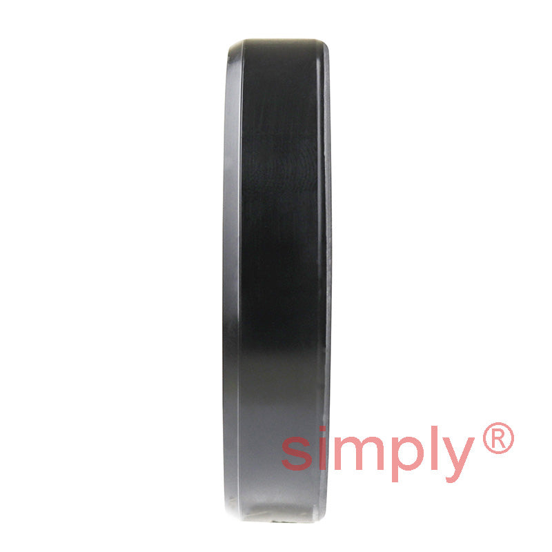 1.62x2.5x0.5 inch Nitrile Rubber Single Lip Rotary Shaft Oil Seal with Garter Spring R21 / SC