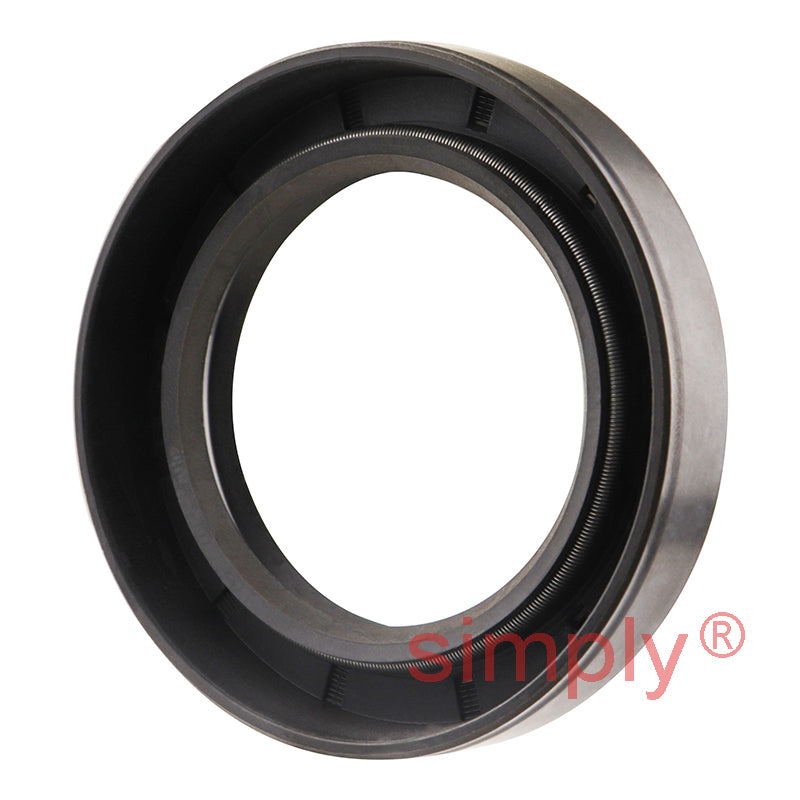 1.75x2.62x0.5 inch Nitrile Rubber Double Lip Rotary Shaft Oil Seal with Garter Spring R23 / TC Style