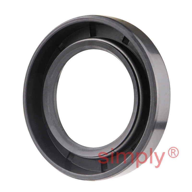 1.87x2.62x0.37 inch Nitrile Rubber Single Lip Rotary Shaft Oil Seal with Garter Spring R21 / SC Style